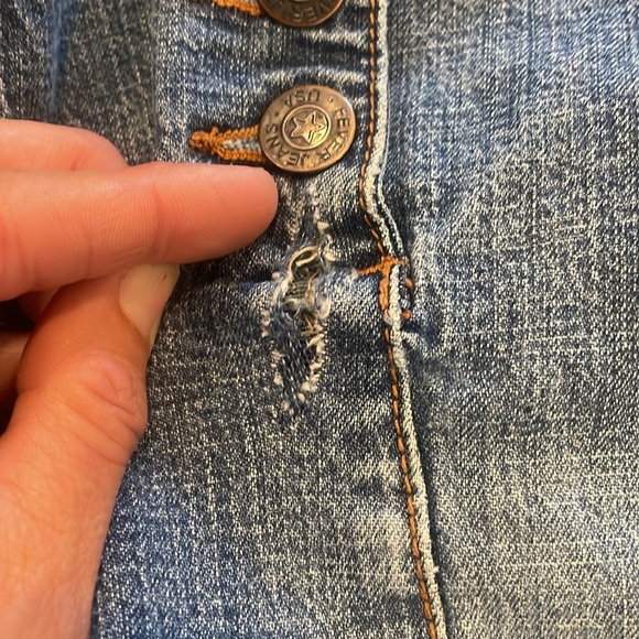 Fever Jeans- Vintage Size 25 Low Rise Flare Jeans - Picture 12 of 12